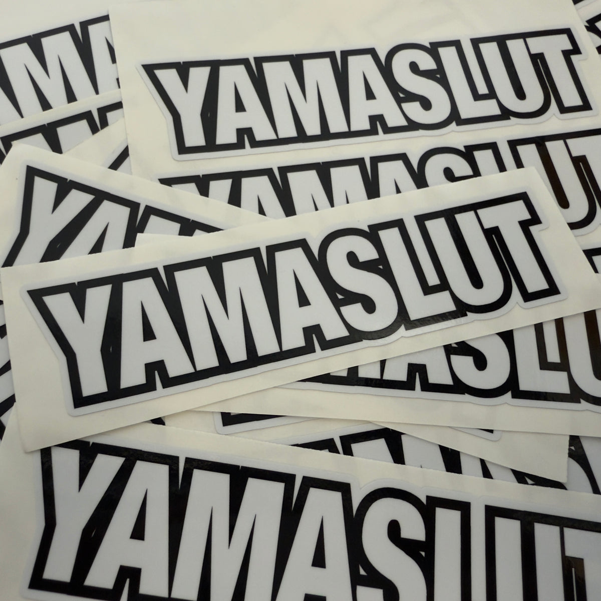 YAMASLUT Decal (White)